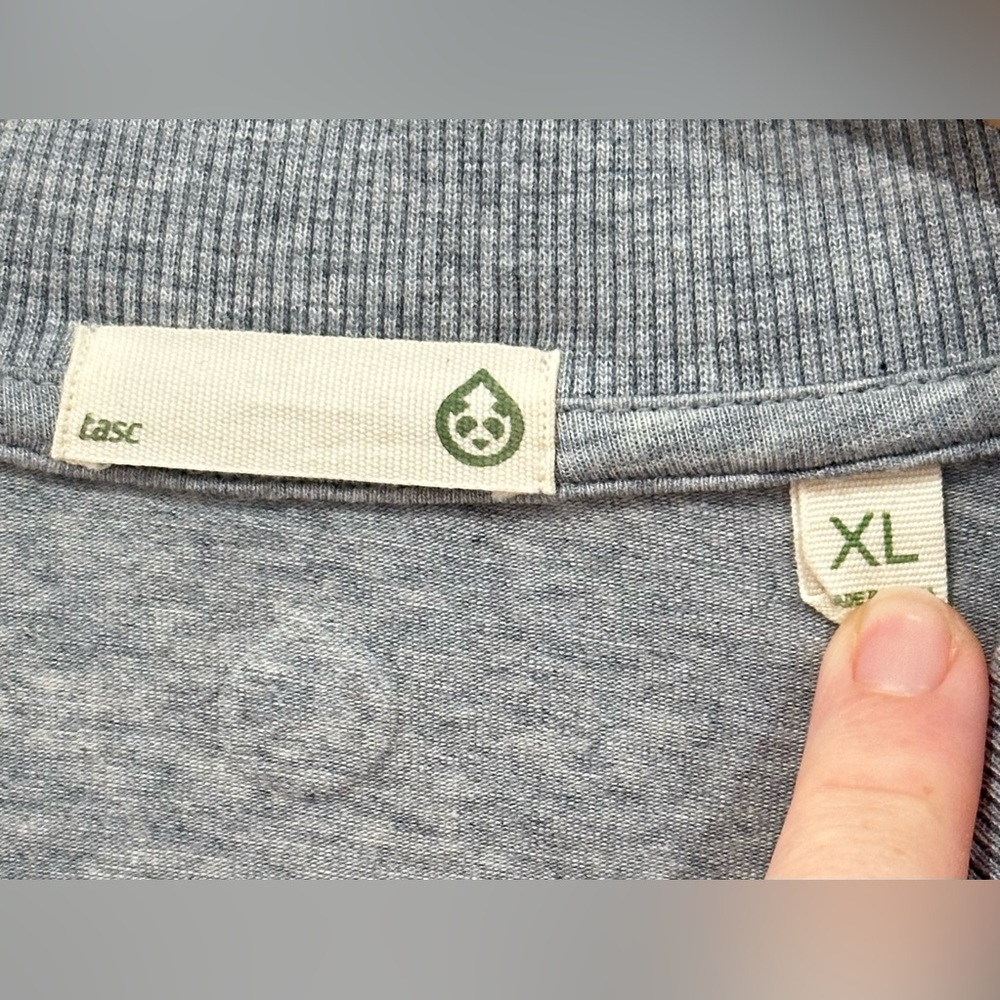 Tasc Performance Zip-Up Sweatshirt – Size XL – Heather Gray - Picture 5 of 5